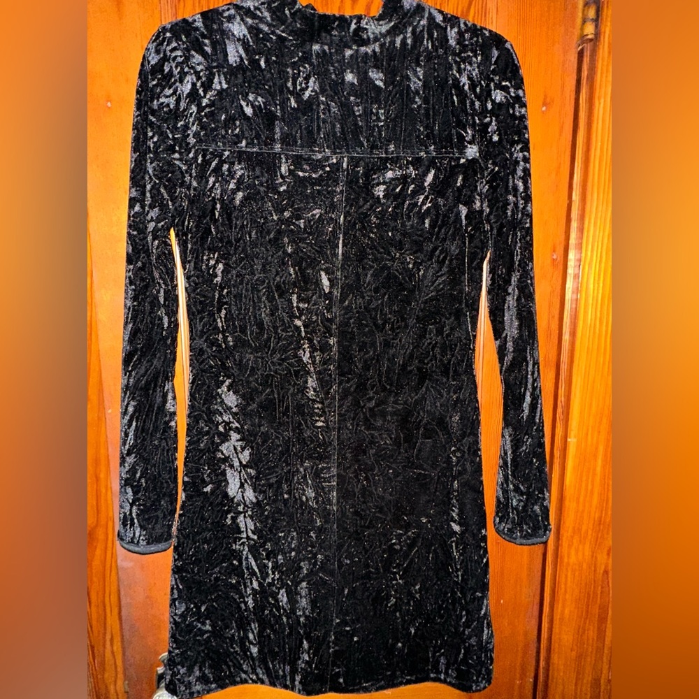 Urban Outfitters Crushed Velvet Mini Dress
